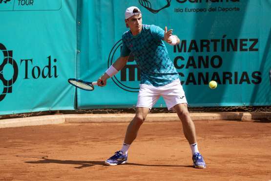 Espectáculo y sorpresas en Telde en la jornada de este martes de la ATP Gran Canaria Challenger/TA.